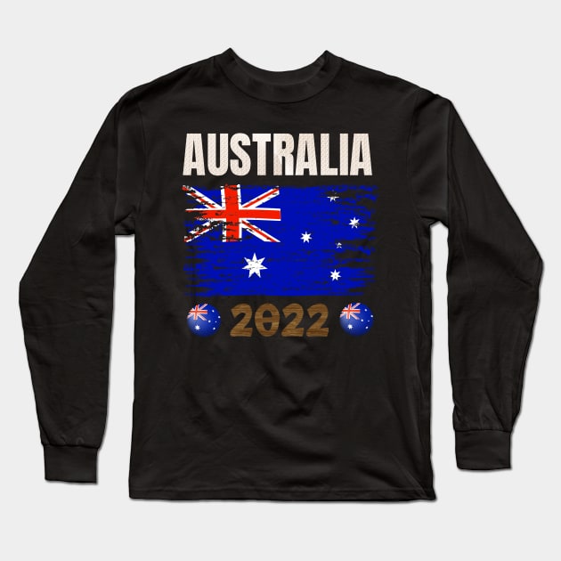 Australia Soccer 2022 Long Sleeve T-Shirt by Printashopus